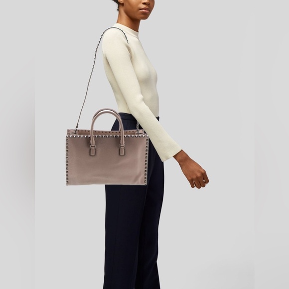 Valentino Garavani Rockstud Top Handle Bag - Picture 16 of 16